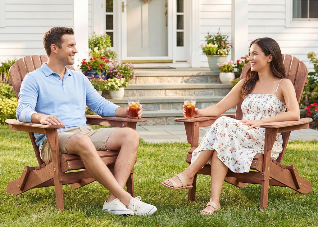 Wooden Folding Adirondack Patio Chairs