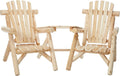 Natural Cedar Log Outdoor Patio Chairs