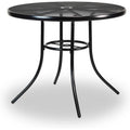36 in Round Outdoor Table Steel Mesh