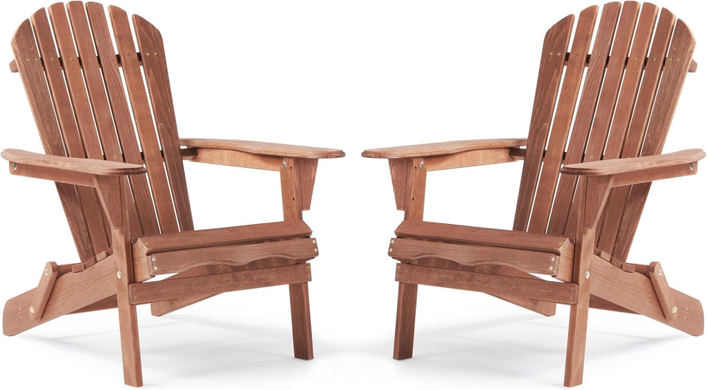 Wooden Folding Adirondack Patio Chairs