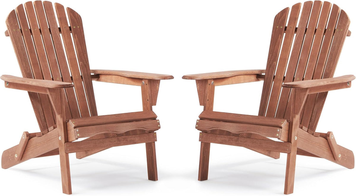Wooden Folding Adirondack Patio Chairs